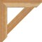 Ekena Millwork Traditional Slat Rough Sawn Bracket, Western Red Cedar, 4"W x 24"D x 24"H BKT04X24X24TRA06RWR - alternate 2